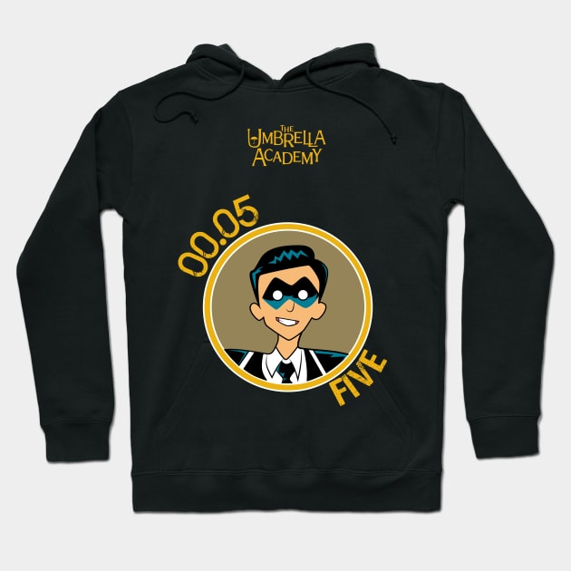 UMBRELLA ACADEMY: FIVE CARTOON Hoodie by FunGangStore